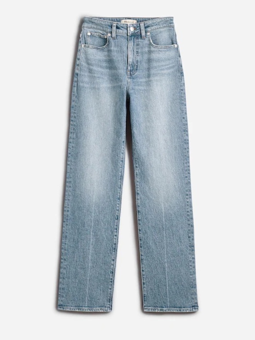 Madewell The Curvy 90s Straight Leg Jeans in Rondell wash